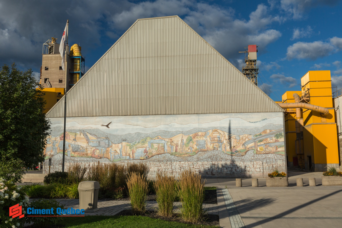 Ciment Québec, Usine de St-Basile, Qc