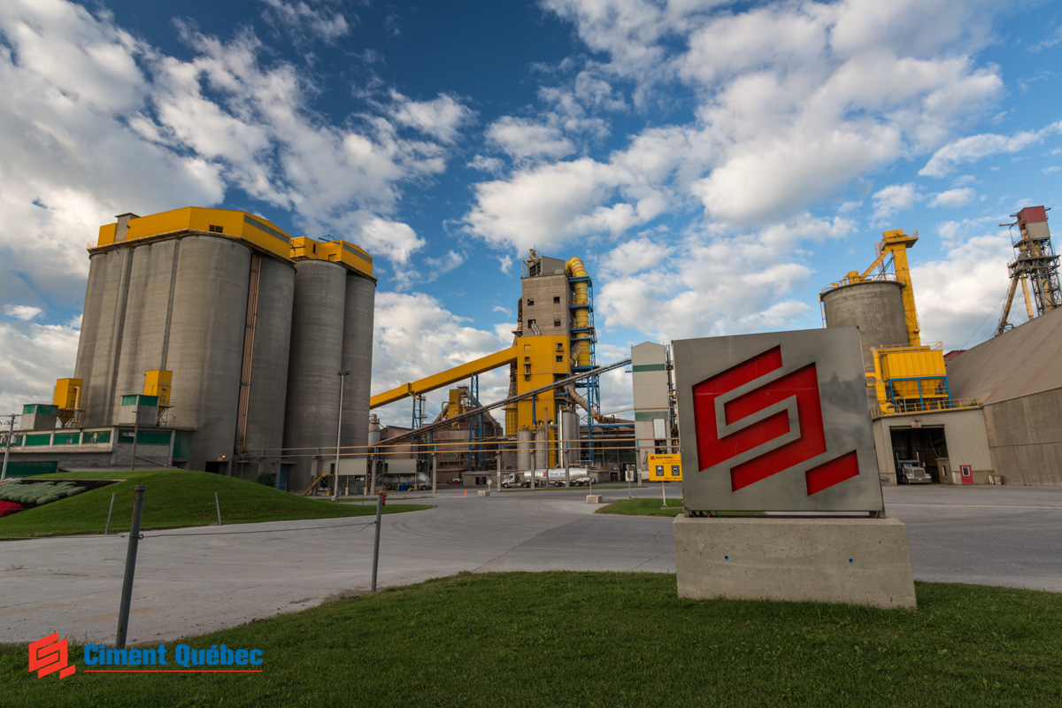 Ciment Québec, Usine de St-Basile, Qc