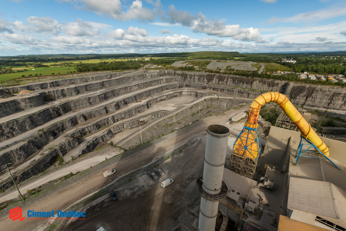 Ciment Québec, Usine de St-Basile, Qc