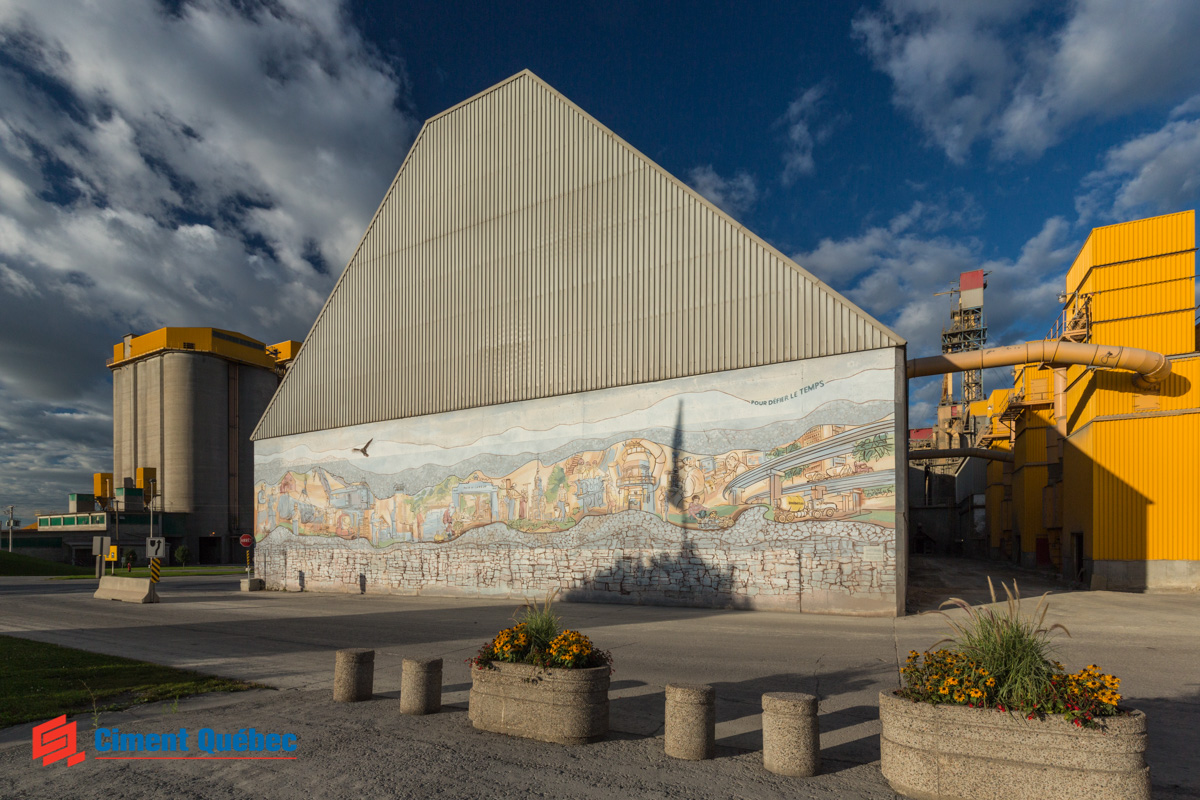 Ciment Québec, Usine de St-Basile, Qc